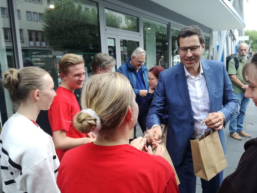 Nordh&auml;user Delegation beim Bochumer Musiksommer