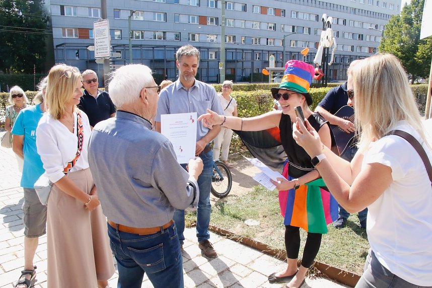 Taufe f&uuml;r "BoNo" den 22. Treppenk&auml;fer