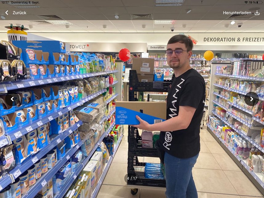 Azubiwoche bei Rossmann in der S&uuml;dharz Galerie