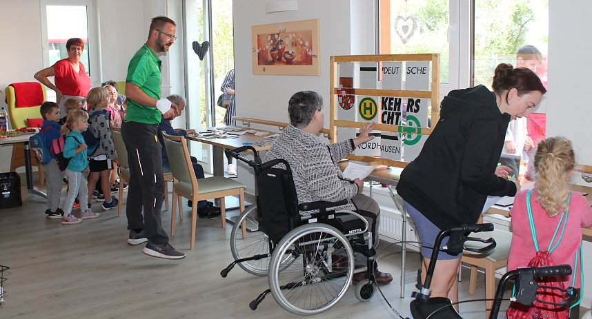 Sportfest im Pflegeheim