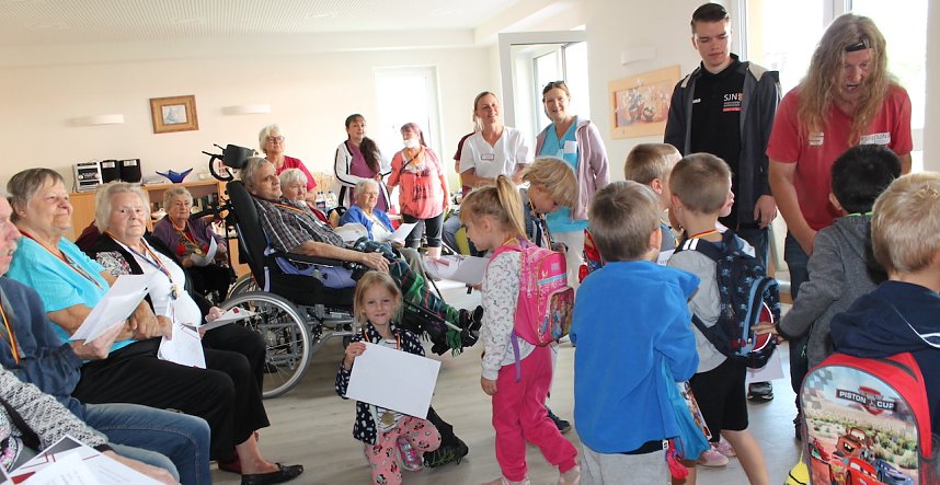Sportfest im Pflegeheim