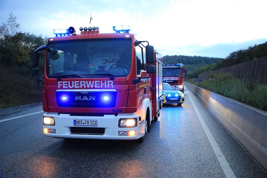 KKW kippt auf der A38 um