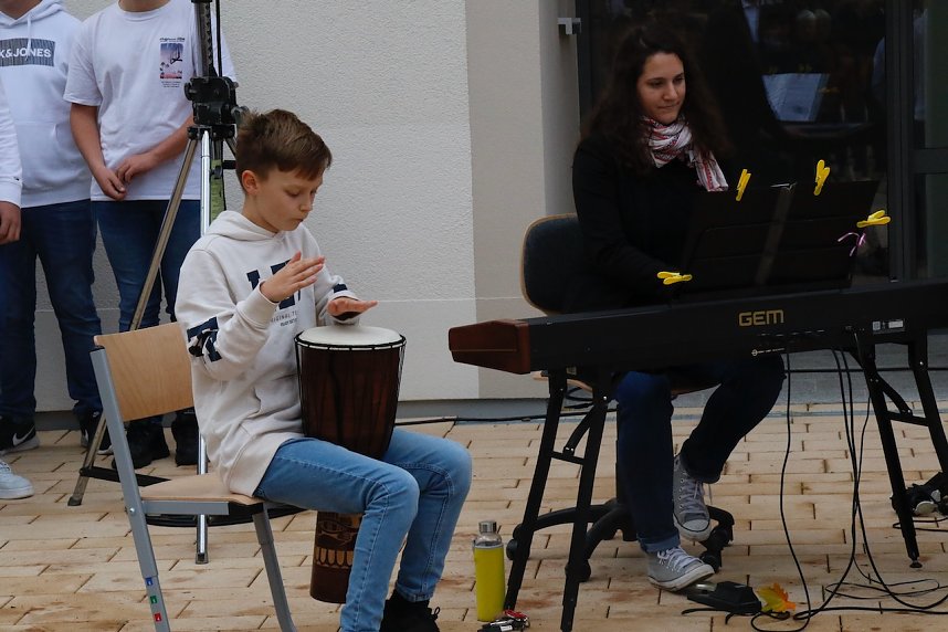 Es "Schillert" in Bleicherode - der Umbau des Gymnasiums wurde heute offiziell beendet