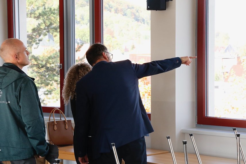 Es "Schillert" in Bleicherode - der Umbau des Gymnasiums wurde heute offiziell beendet