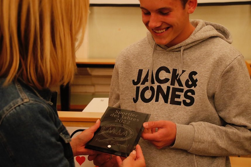 Die diesj&auml;hrigen "Sport-Asse" des Humboldt-Gymnasiums