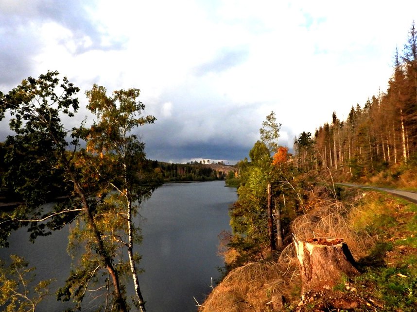 Peter Blei an der Talsperre Neustadt