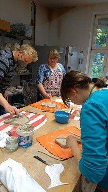 Gruppenausflug zur Jugendkunstschule