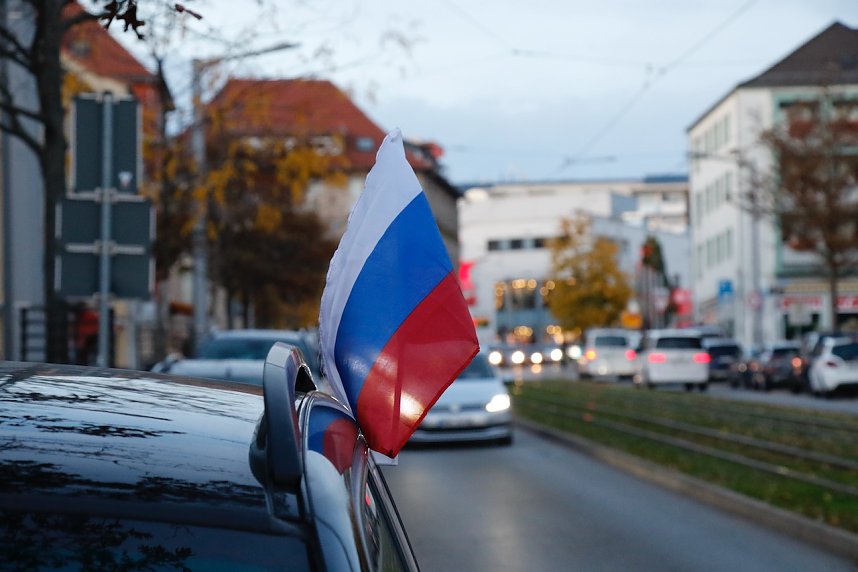 Demonstrationszug durch die Nordh&auml;user Innenstadt