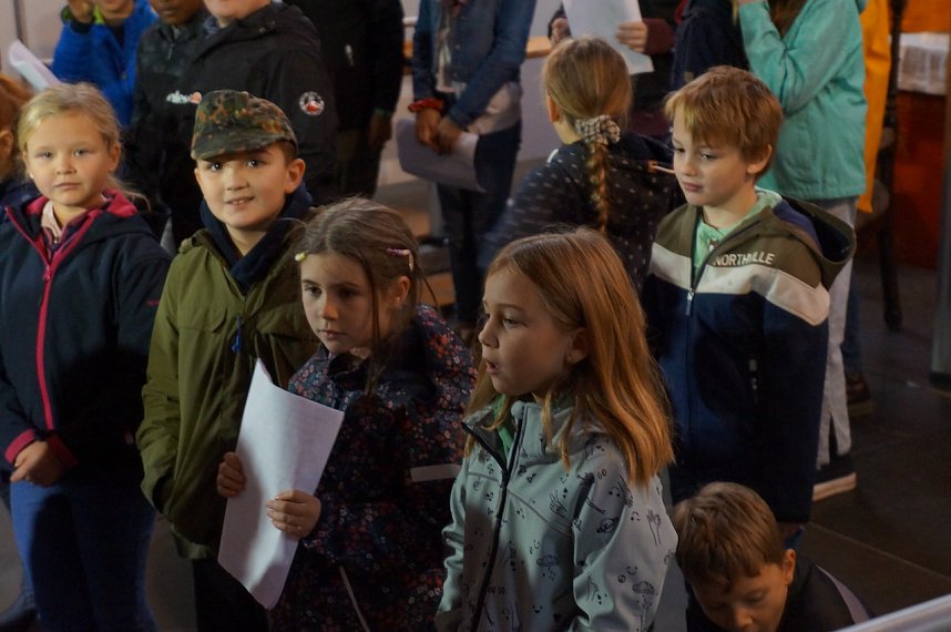Probenarbeiten zum Kinder-Musical in Ilfeld