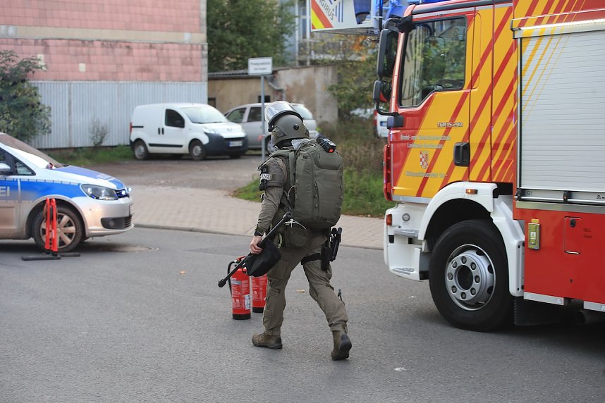 Gro&szlig;einsatz in der Bruno-Kunzte-Stra&szlig;e