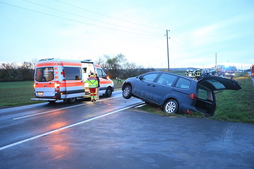 Mehrfachcrash bei Nohra