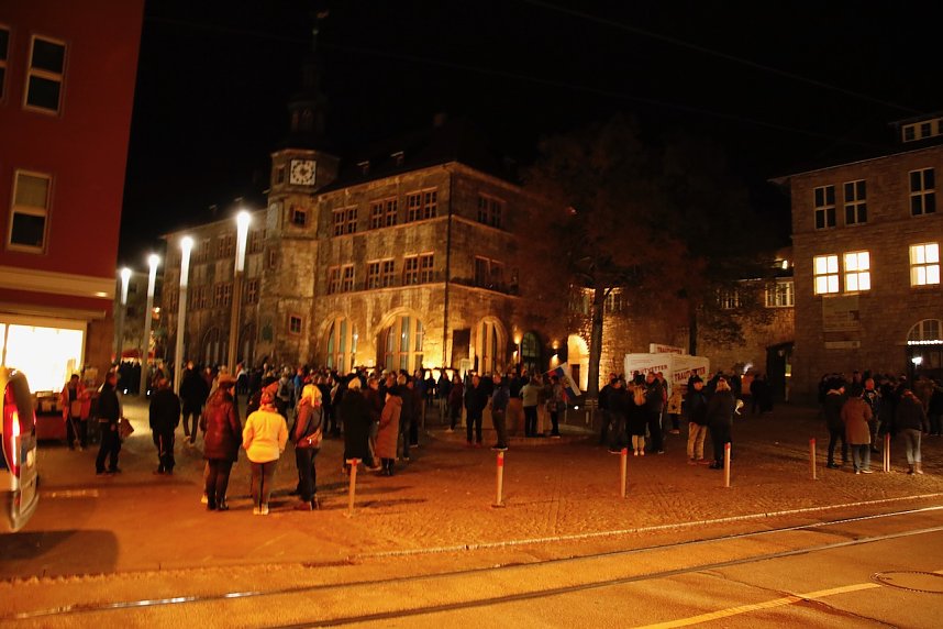 Montagsdemonstration in Nordhausen am 7. November