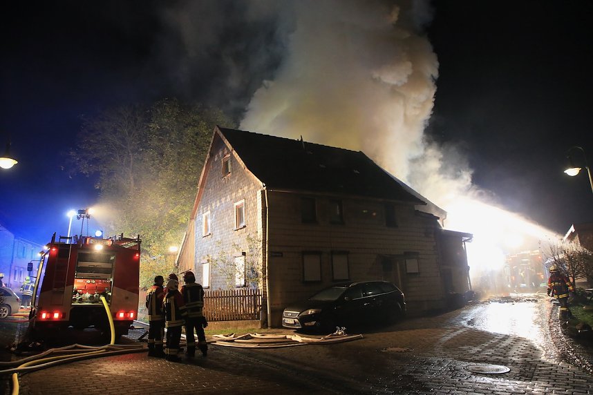 Gro&szlig;einsatz in Ilfeld