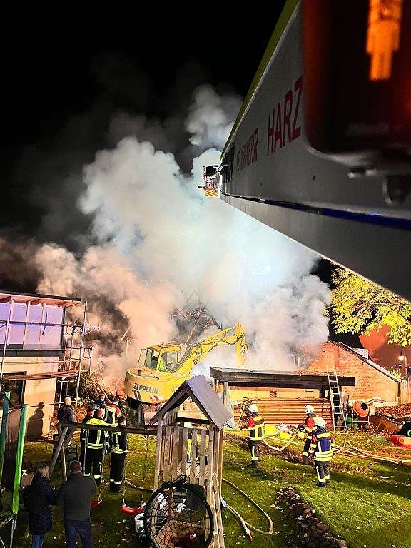 Wohnhausbrand in Ilfeld