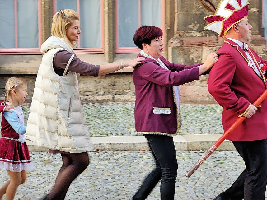 Anfang der Karnevalszeit heute Vormittag um 11.11 Uhr