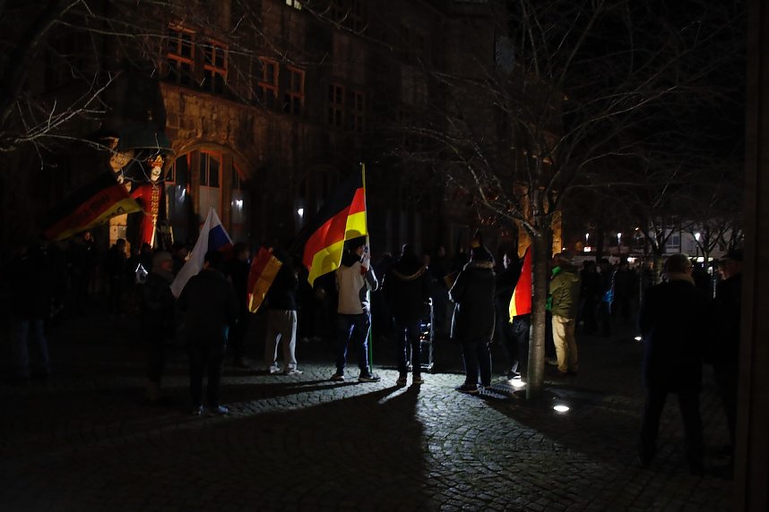 Montagsdemonstration in Nordhausen am 14. November