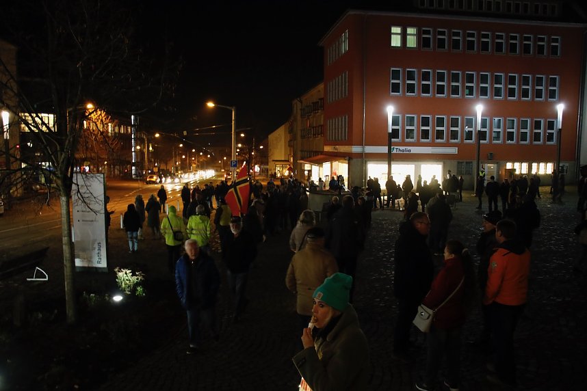 Montagsdemonstration in Nordhausen am 14. November