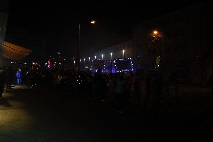 Montagsdemonstration in Nordhausen am 14. November