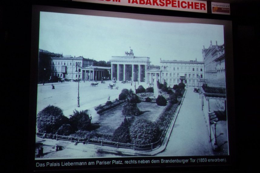 Liebermann-Vortrag im Tabakspeicher
