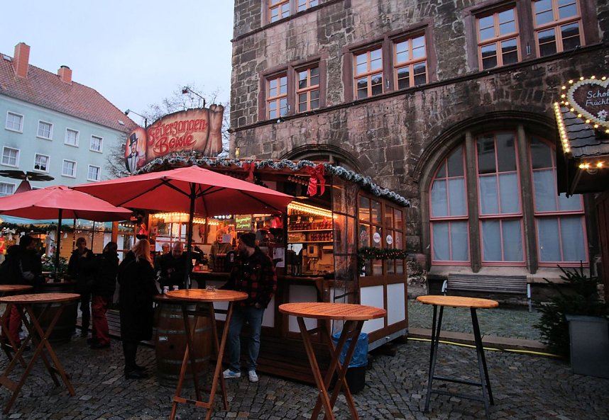 Nordhausen und sein Weihnachtsmarkt in festlichem Schmuck