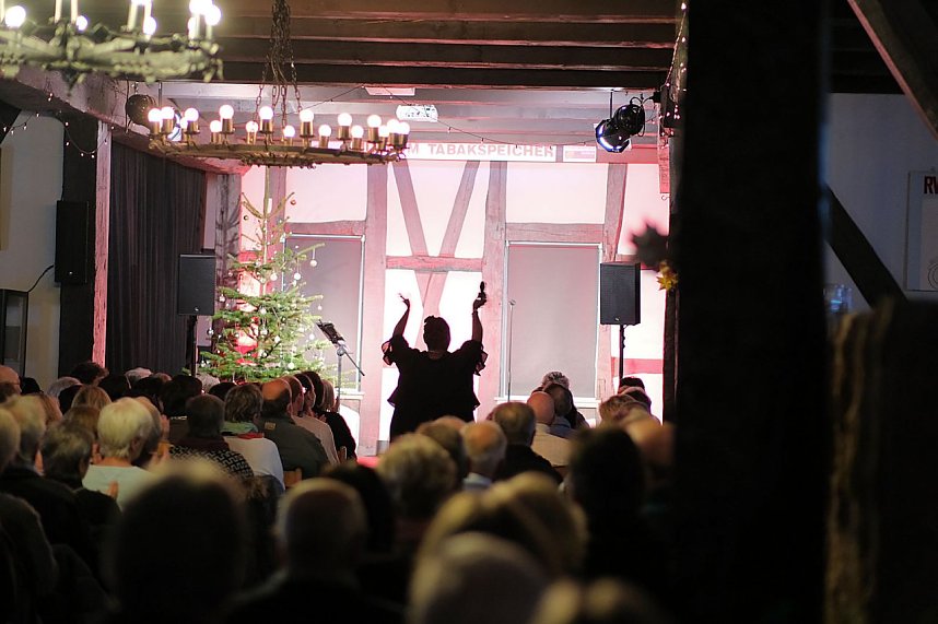 Ingrid Arthur im Tabakspeicher