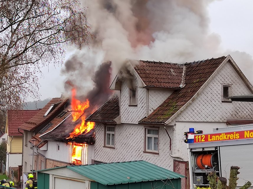 Brand in Steigerthal