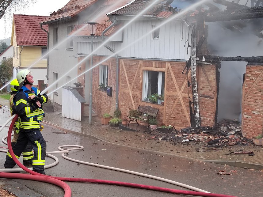 Brand in Steigerthal