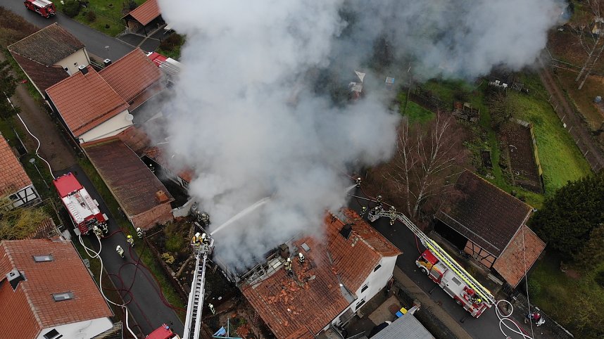 Feuerwehr im Einsatz in Steigerthal