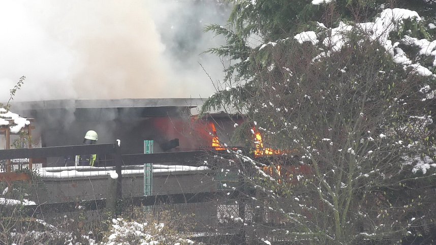 Schuppenbrand in Elende