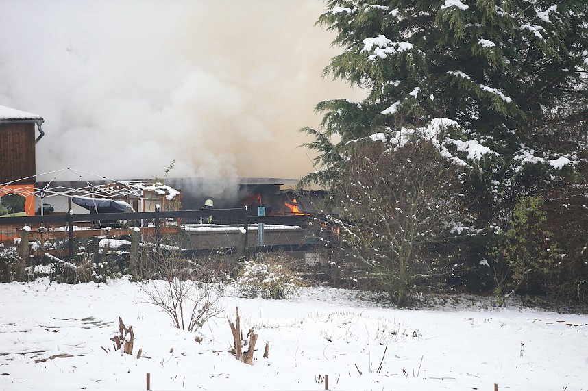 Schuppenbrand in Elende