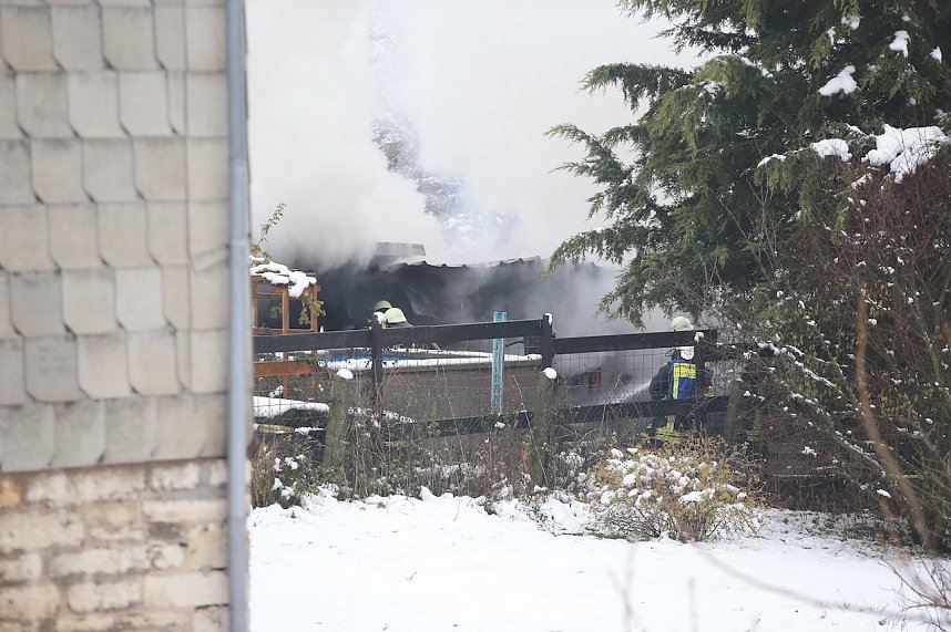 Schuppenbrand in Elende