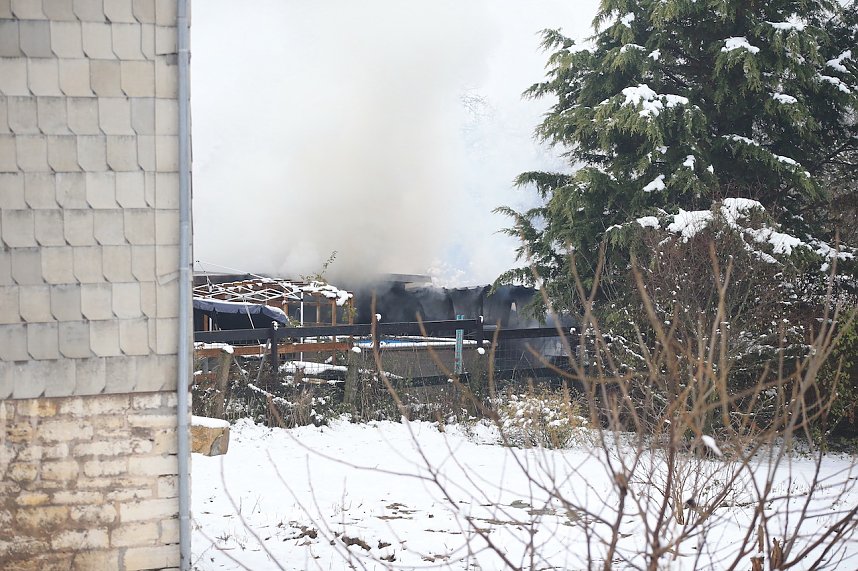 Schuppenbrand in Elende