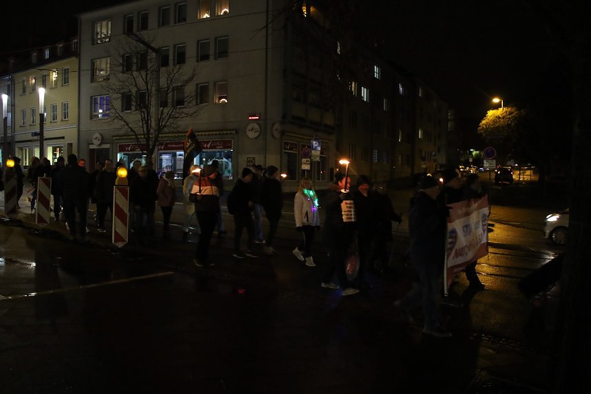 Montagsdemonstration in Nordhausen am 05. Dezember