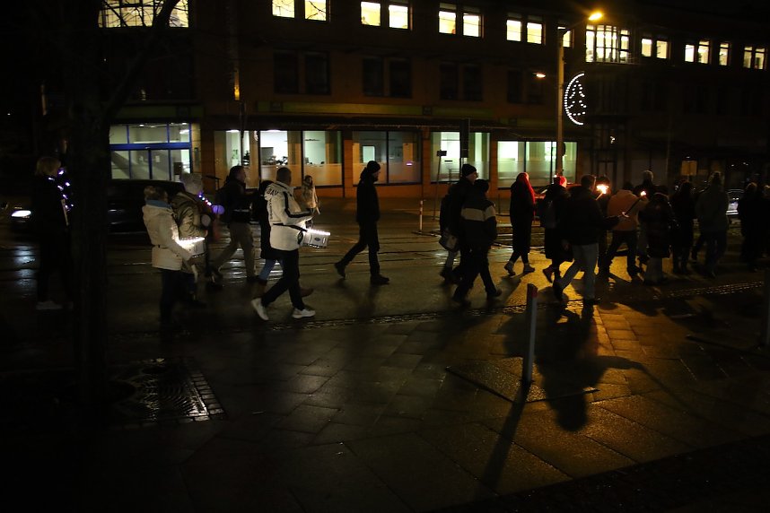 Montagsdemonstration in Nordhausen am 05. Dezember