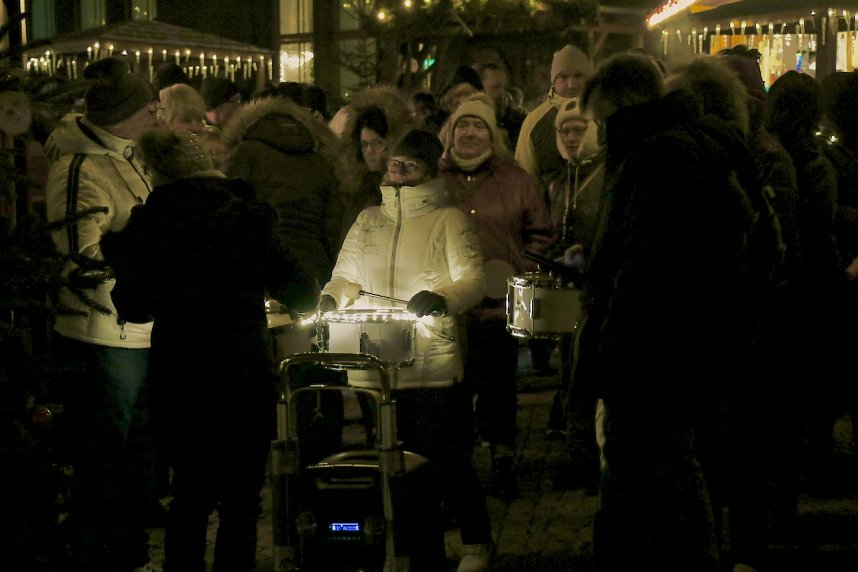 Montagsdemonstration in Nordhausen am 12. Dezember