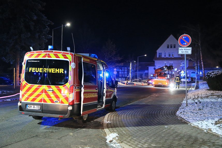 K&uuml;che brannte in Bleicher&ouml;der Wohnhaus 