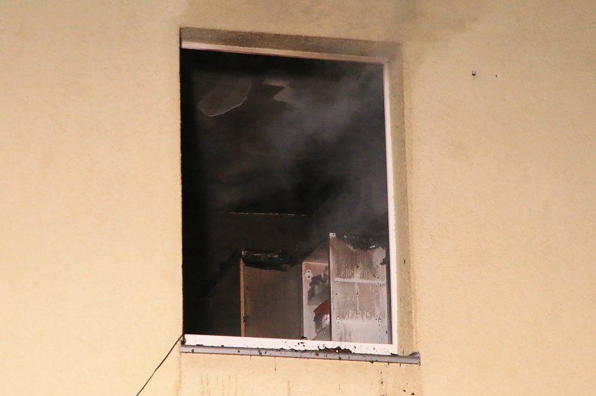 K&uuml;che brannte in Bleicher&ouml;der Wohnhaus 