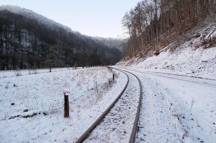 Eisige K&auml;lte im Brandesbachtal