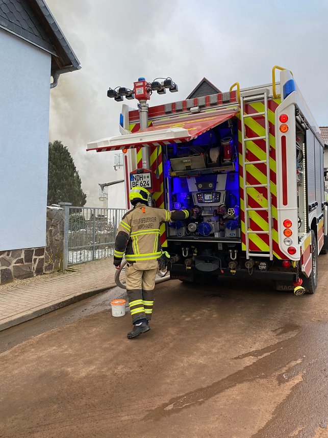 Feuer in Steigerthal