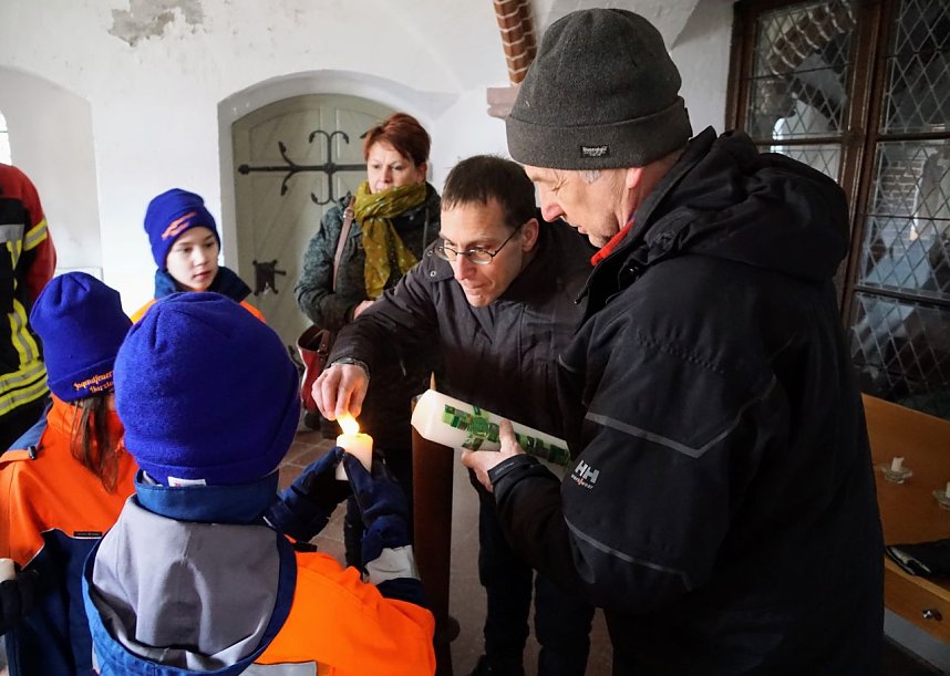 Das Friedenslicht aus Bethlehem erreicht Harztor