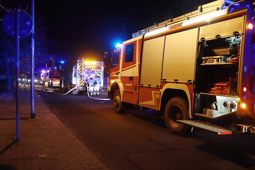 Gartenlaubenbrand in der Blumensiedlung
