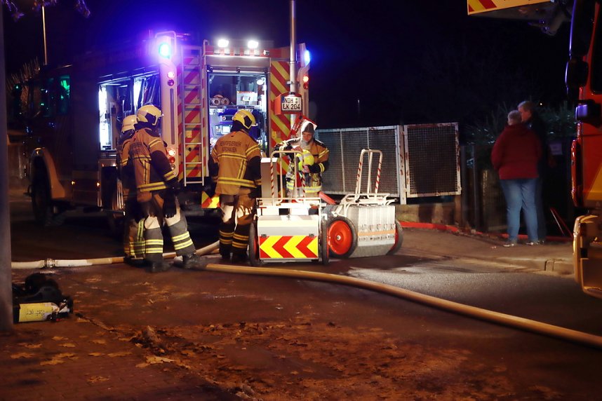 Gartenlaubenbrand in der Blumensiedlung