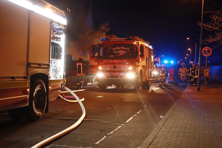 Gartenlaubenbrand in der Blumensiedlung