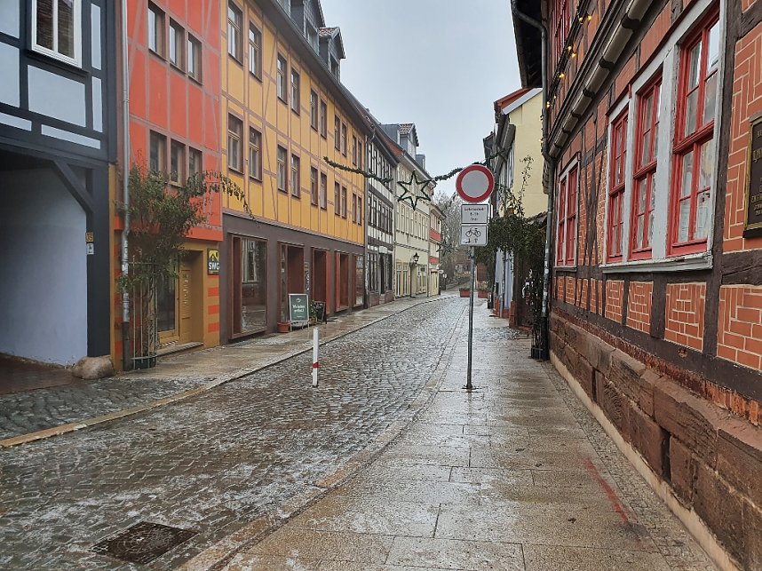 Seltene Impressionen: Nordhausen als Eisbahn