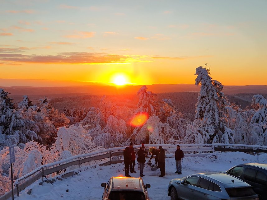 Spektakul&auml;rer Blick vom gro&szlig;en Inselberg bei Sonnenaufgang