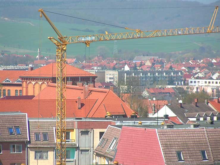 Blick auf die Rolandstadt