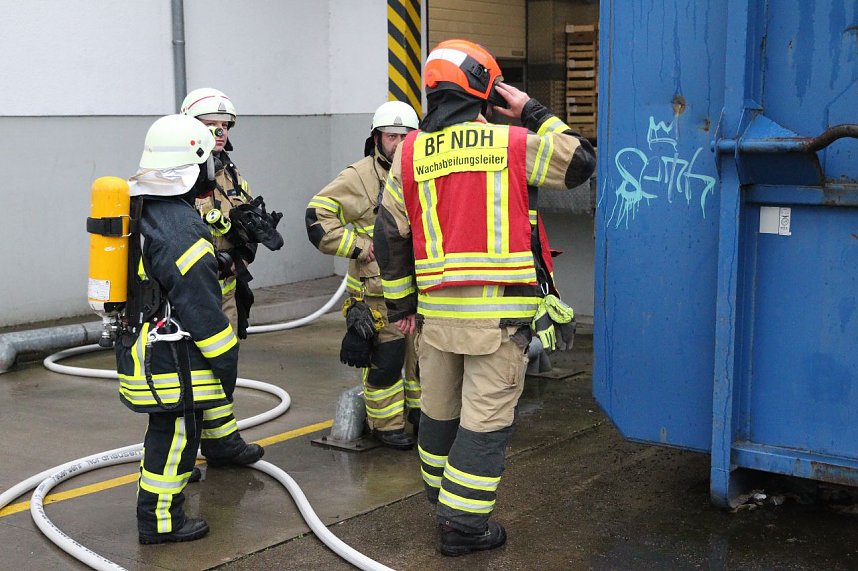 Brand im Discounter