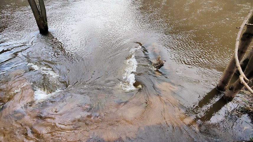 Peter Blei unterwegs an der Bere