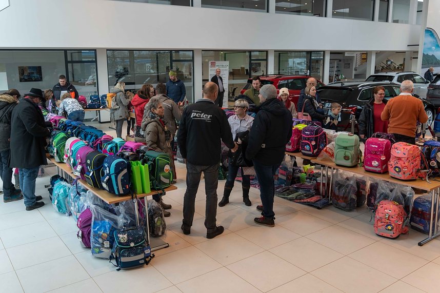 Schulranzentag im Autohaus