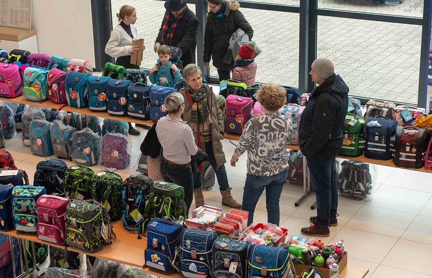 Schulranzentag im Autohaus